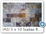 (42) 5 x 10 Scabas Rustic