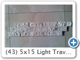 (43) 5x15 Light Travertine
